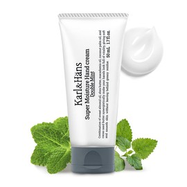 Karl & Hans Super Moisturizing Hand Cream, Rough Hands, Weak Acid, Moisturizing, VEGAN Certified (50ml, Mint)