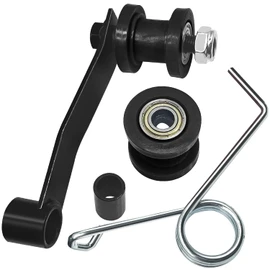HOLATO Chain Slider Tensioner Adjuster Roller Guide with Spring for Go Kart 4 Wheeler Atv Quad 110cc 125cc 150cc 200cc 250cc That Use 420 428 And 530 Chain Heavy Duty Part (BLACK)