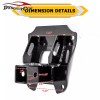 DYSO Steel 2" Rear Receiver Tow Hitch for Honda Talon