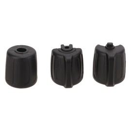 3pcs Steering Wheel Control Button Multifunction ABS 61319273656 Replacement for F10 F11 F18 F20 F21 F26 Black