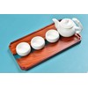 Resin and Ebony Wood Tray Creative Serving Wooden Trays Decorative