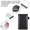 Delsen Delsen 4 Stücke Mini Notizblock-Halter-Set A7 Halter Kleine Notizblock