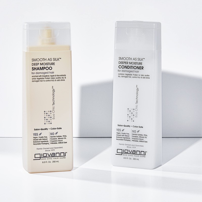 GIOVANNI Smooth As Silk Deeper Moisture Conditioner, 33.8 oz. Calms