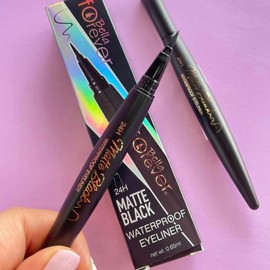 bella forever  WATERPROOF EYELINER  Makeup BOX NOT INCLUDE - Color: 24h matte black