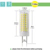 ZSSXOLED G8 LED Bulb Dimmable 7W Equivalent to G8 Halogen