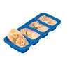 HIC Kitchen Prep-N-Freeze Portion Tray with Lid, Collapsible European-Grade Silicone,
