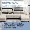 Xinafan Sectional Couch Connectors for Sliding Sofa to Keep Sectional