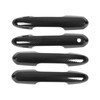4pcs Gloss Black Carbon Fiber Style Exterior Door Handle Cover