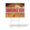 Fastasticdeals Weatherproof Yard Sign Brunswick Stew Restaurant Cafe Bar Brown
