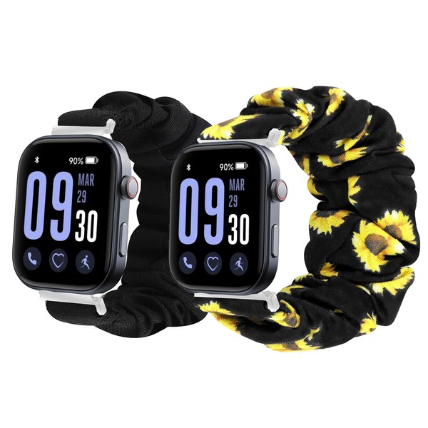 GTX13, GTX12 Smart Watches Band, Lamshaw 22mm Fabric Elastic Scrunchie