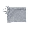 MUJI Polyester Double Zipper Case Grey S OHG87A3S