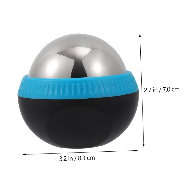 OATIPHO Stainless Steel Massage Ball with Storage Bag Handheld Muscle