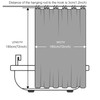 Furlinic Shower Curtain, Bathroom Curtain For The Bathtub, Textile Bath
