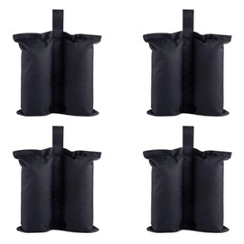 Set of 4 Gazebo Sand Bags, Sandbags Gazebo Stand Feet, Gazebo Weights for Canopy Tent, for Gazebos, Garden Tents, Marquees (Sand Not Included)