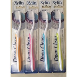 Canero Xylin Multi-Action Deep Clean Toothbrush/Embossed Toothbrush 4 Pcs -7719