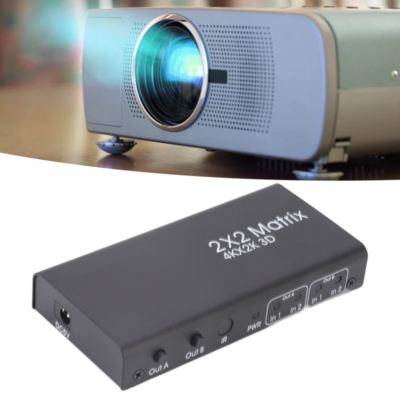 HD Multimedia Interface Switcher 2 in 2 Out 4K 30Hz