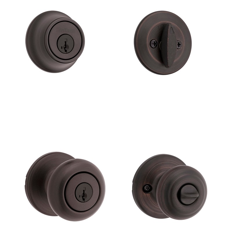 690 Cove Keyed Entry Knob and Single Cylinder Deadbolt Combo