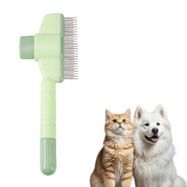 Katomi Cat Comb Green - Grooming Comb for Cats, Fur Brush & Pet Grooming, Environmentally Friendly, Ideal for Cat Owners, Christmas & Birthday, 10 cm