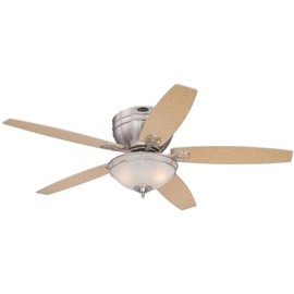 Westinghouse 7209700 Indoor Ceiling Fan, Brushed Nickel with LED Bubs