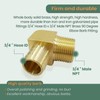 gotonovo 3/4" Hose ID x 3/4" Male NPT MNPT 90