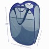 [Reinforced] Strong Mesh Pop-up Laundry Hamper, Quality Collapsible Laundry Basket