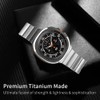 synsing No Tool Needed Titanium Bands Compatible with Galaxy Watch