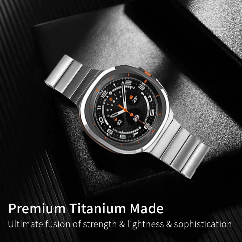 synsing No Tool Needed Titanium Bands Compatible with Galaxy Watch