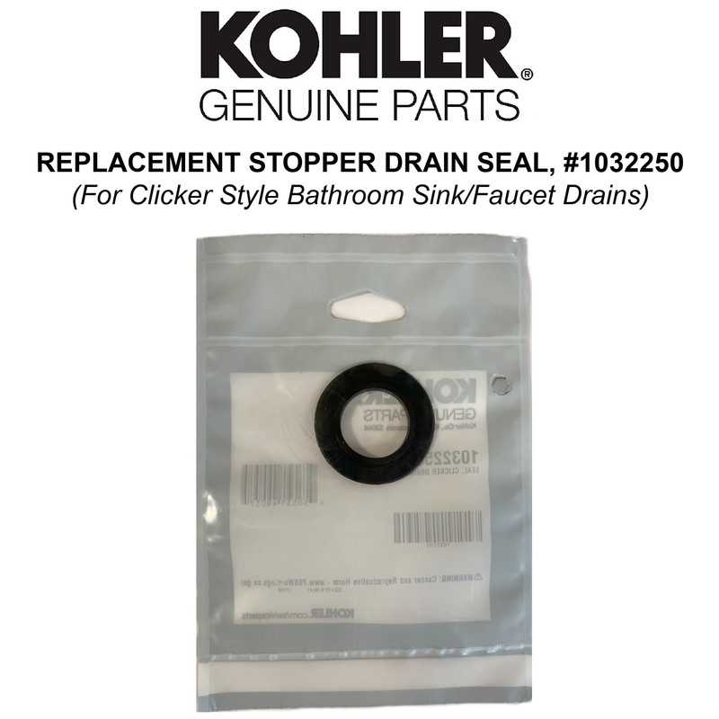KOHLER 1032250 Seal Ring for Sink Pop-Up Stoppers or Clicker-Style