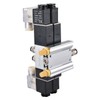 Heschen Electrical Pneumatic Twin Solenoid Valve, 4V230C-08, 24VDC, PT1/4, 5