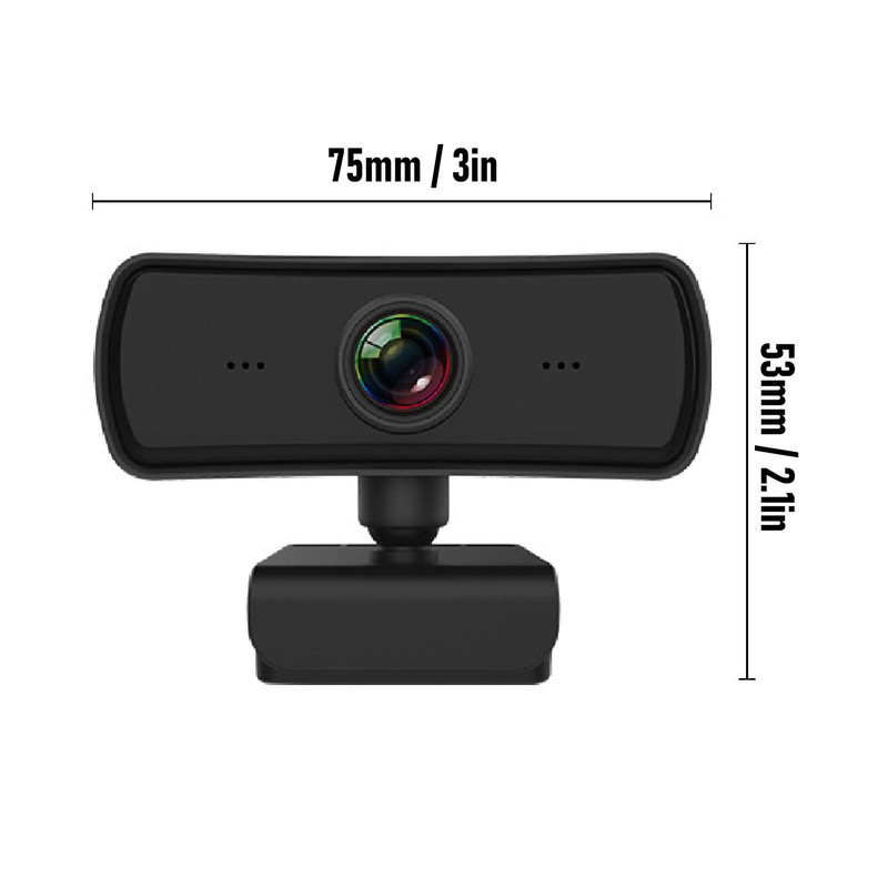 HD Computer Camera USB Desktop Webcam Fixed Focus Network Camera