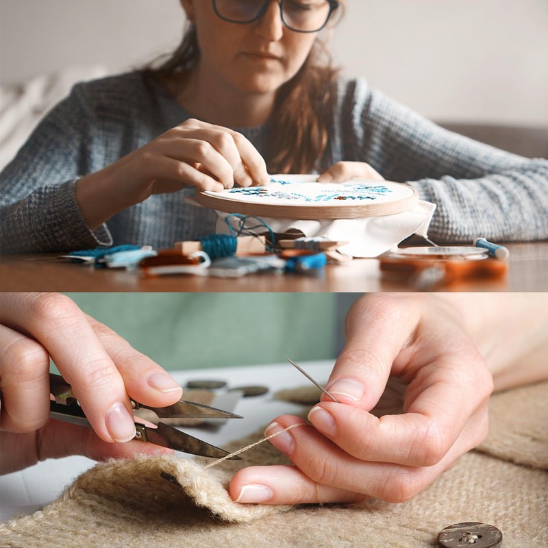 JollMono 30Pack Premium Sewing Needles for Hand Sewing Repair, 6