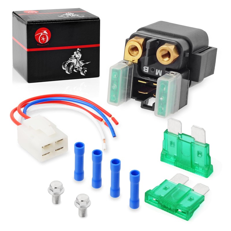 Starter Solenoid Relay M-B & Plug For Yamaha Road Stars