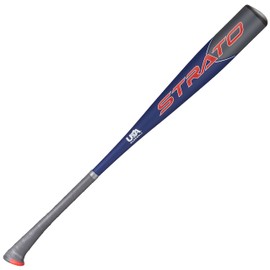 Axe Bat 2023 Strato (-10, 2-5/8") USA Baseball Bat, 1-Piece Alloy, Blue/Grey/Red (27" / 17 oz.)