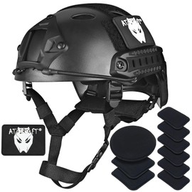 Kecrotac Army Military Style SWAT Combat PJ Fast Helmet for CQB Airsoft Paintball Shooting