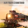 Electric Train Toy with Smokes,Lights and Sound,Train Set for Under