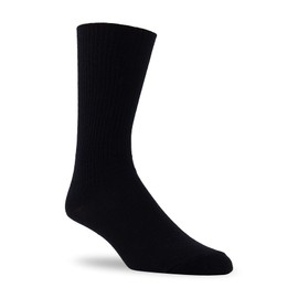 J.B. Field's men's & Women's Cashmere non-binding Casual Socks (2 Pairs) (Black)