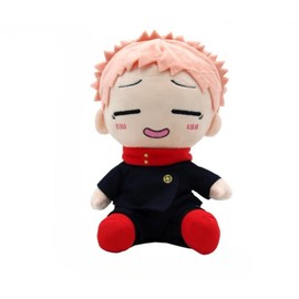 wiztex J-ujutsu K-aisen Plush Toy, Itadori Yuji Anime Cuddly Toy, Itadori Yuji Plush Doll, Itadori Yuji Stuffed Animals for Boys and Girls