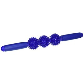 Point Relief 30-1991 Massage Bar, 3 Balls, 6 cm x 42 cm, Blue