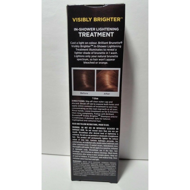 John Frieda Visibly Brighter Brunette Shower Lightening Treatment DISCONTINUED -