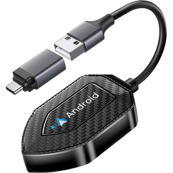 DashLink Android Auto Wireless Adapter, Converts Wired to Wireless Android