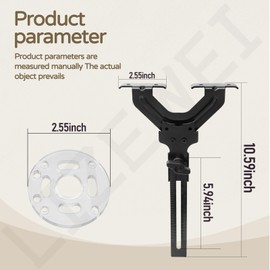 Router Edge Guide W/Router Sub Base for DE-WALT Fixed Base Compact Routers DNP618 Medium DNP613, Quickly Attaches to Fixed Base Compact Router