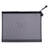 Snopake Foolscap High Capacity Black EVA Mesh Zippa-Bag [Pack of