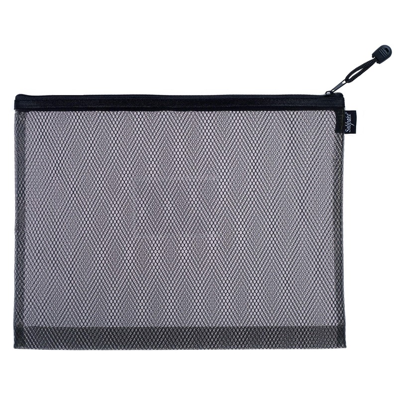 Snopake Foolscap High Capacity Black EVA Mesh Zippa-Bag [Pack of