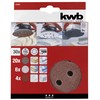kwb 30-Piece Sanding Discs Set Diameter 115 mm in Various
