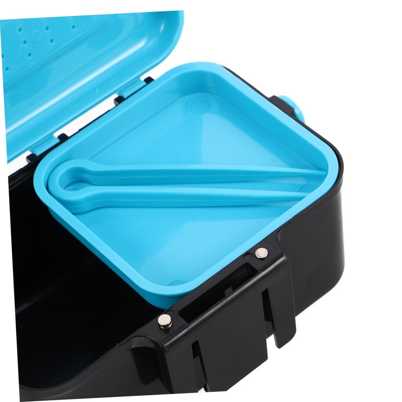 Abaodam Fishing Bait Container Worm Bait Holder Portable Tackle Box