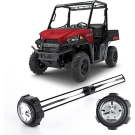 QUICKWOLF Ranger Gas Cap,1240119 Gas Cap with Gauge Compatible with Polaris Ranger 400 425 500 700 TM Fuel Gauge, Anti-Corrosion Material