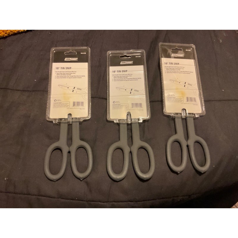 TOOL SHOP 10” TOOL SHOP TIN SNIP DRO FORGED HEAT