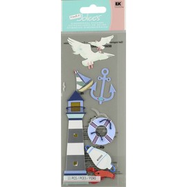 A Touch Of Jolee's A Day At The Beach Dimensional Stickers, Lighthouse
