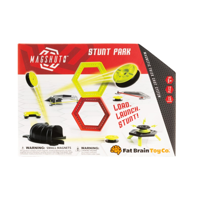 Fat Brain Toys Magshuto Stunt Park, Magnetic Trick Shot System,