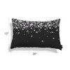 EKOBLA Shiny Diamond Throw Pillow Cover White Crystal Sparkle Gemstone